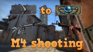 Silver 1 to Global Elite ★ M4 shooting CSGO [upl. by Arluene]