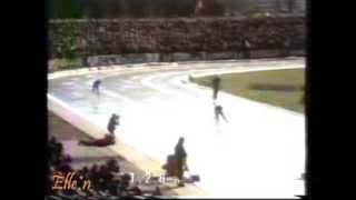 World Championships Allround Heerenveen 1974  Atje KeulenDeelstra 1000 m  World Champion [upl. by Alcus]