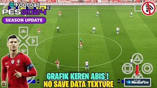 EA SPORTS FC 24 PPSSPP ISO CAMERA PS5 NO SAVE DATA amp TEXTURE NEW REAL FACE UPDATE KITS MUSIM 2425 [upl. by Nesrac457]