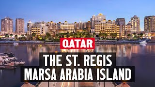 Luxury Living at The Pearl Qatar Touring St Regis at Marsa Arabia Island [upl. by Nnayar]