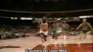 Publicidad Michael Jordan  Be Like Mike subtitulos en castellano [upl. by Hametaf]