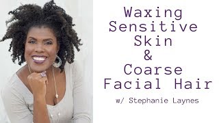 Wax Your Sensitive Skin with Coarse Facial Hair amp SeBrazil Seven Soft Wax Esthetician Training [upl. by Saideman594]