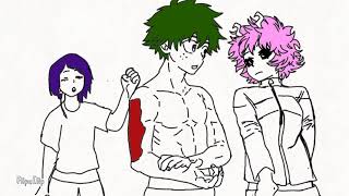 Midoriyas Worries MHA Fan Animation IzuJirou IzuMomo IzuMina mha anime mhaships deku [upl. by Weylin]