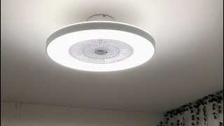 Energyefficient LED ceiling lights Bladeless fan technology Modern lighting solutions [upl. by Marena]