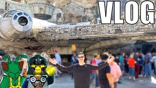 My First Time at Star Wars Galaxys Edge  MandRproductions Vlog [upl. by Garner]