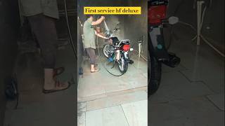 First service hf deluxe bike shortvideo music bollywood hindisong shortvideo youtubeshorts [upl. by Nauqyt]