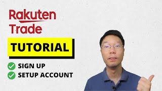 Rakuten Trade How to Sign Up and Setup Account 2024 TUTORIAL [upl. by Ynelram]