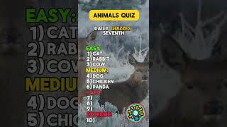 Test 9 animal quiz [upl. by Meldoh566]