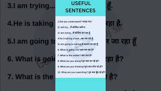 Daily use English sentences for beginners with Hindi meaning [upl. by Fugere]