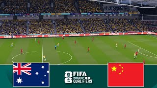 Australia vs China  World Cup AFC Qualification 2026  efootball Match [upl. by Razal636]