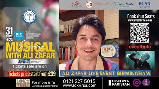 ALi ZAFAR LIVE EVENT ICC BIRMINGHAM [upl. by Fraya]