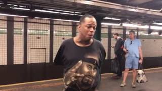 Subway Performer Mike Yung  Unchained Melody 23rd Street Viral Sensation [upl. by Molohs]