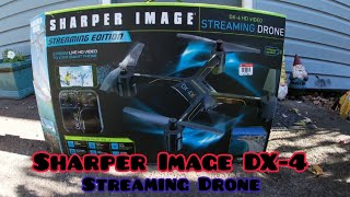 Sharper Image DX4 Streaming Drone  First Flight [upl. by Nagaem684]