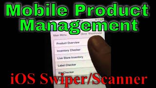 Mobile Inventory System using iPod Touch and Linea Pro [upl. by Nywled]