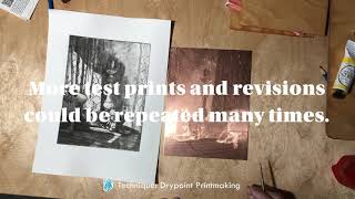 Drypoint Printmaking [upl. by Gadmann]