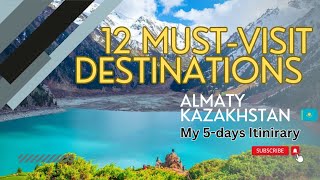 12 MUSTVISIT TOURIST DESTINATIONS IN ALMATY KAZAKHSTAN kazakhstantravel [upl. by Gilbye998]