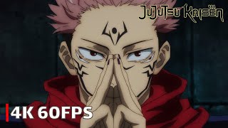 Sukuna vs Special Grade  Full Fight  Jujutsu Kaisen Season 1 Episode 4  4K 60FPS  Eng Sub [upl. by Ibba261]