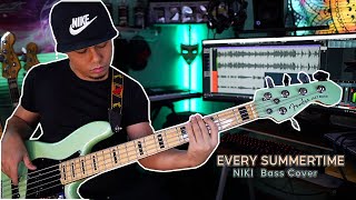 Every Summertime NIKI Bass Cover [upl. by Norha911]