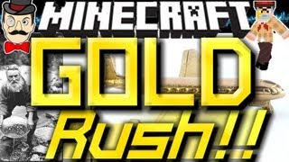 Minecraft GOLD RUSH  Pan for Gold  Prospector [upl. by Enelaehs]