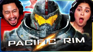 PACIFIC RIM 2013 Movie Reaction  First Time Watch  Charlie Hunnam  Idris Elba  Charlie Day [upl. by Burack209]