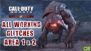 Ghosts Extinction ALL WORKING GLITCHES AREAS 1 amp 2 [upl. by Plunkett345]