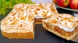 Ich habe noch nie so leckeren Apfelkuchen gegessen 😋😋😋 Einfaches und leckeres Rezept [upl. by Vallo]