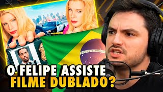 FELIPE NETO ASSISTE FILME DUBLADO [upl. by Edwyna]