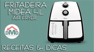 Fritadeira Midea 4 Litros  Receitas e Dicas Não tenho mais ela e ainda indico [upl. by Rondi577]