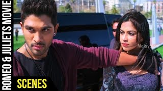 Romeo amp Juliets Malayalam Movie  Super Scene 06  Allu Arjun  Amala Paul  Catherine Tresa [upl. by Franchot]