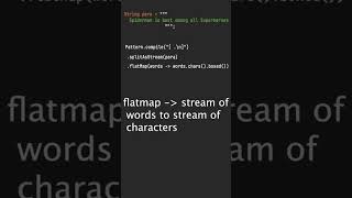 Java Stream API Count Letter Frequency in a Sentence [upl. by Ymaj]