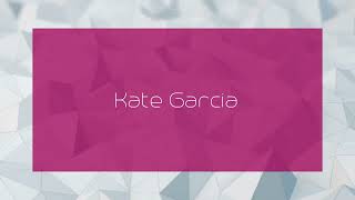 Kate Garcia  appearance [upl. by Emelun]