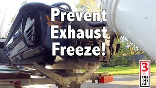 How To Antifreeze Exhaust Flush for SeaDoo [upl. by Sproul]