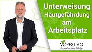 Hautschutz Unterweisung online  Hautgefährdung am Arbeitsplatz [upl. by Yeknarf]