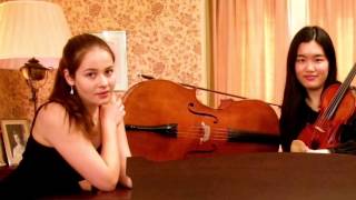 Passacaglia  Naoka Aoki violin Laura Moinian cello [upl. by Latsirhc603]