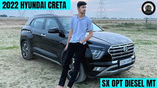 Hyundai Creta SX O Diesel Review  2022  Drivemantra [upl. by Darcie]