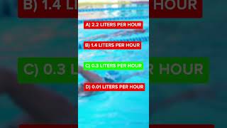 Can you guess how much the average person sweats while swimming [upl. by Akilam]