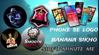 How to make gaming logo in mobile  Mobile se gaming logo banana sikhe  Only 1 minutes [upl. by Miranda702]