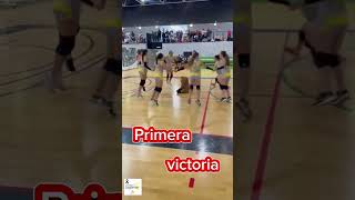 Voleibol femenino primera victoria equipo infantil [upl. by Dasteel]