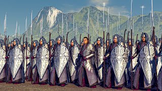 ELVES vs DWARVES 16K Men Battle  Total War DAWNLESS DAYS Lord of the Rings Mod [upl. by Derwon]