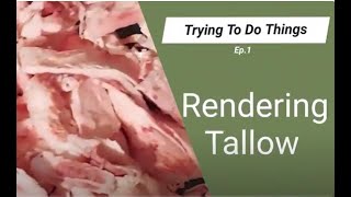 Rendering Tallow [upl. by Temme636]