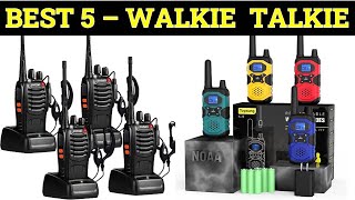 Top 5 Best Walkie Talkies of 2024 [upl. by Vaclav]