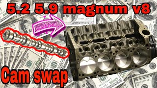 52 59 Magnum CAM swap how much MONEY does it cost [upl. by Notslah]