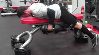 DB Rows Prone on Flat Bench [upl. by Wolpert]