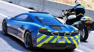 GTALSPDFR 04 MCLAREN SUPER RAPIDE DE LA GENDARMERIE NATIONALE 261 [upl. by Thomas]