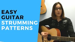 EASY Beginner Guitar Strumming Patterns  How to Strum a Guitar [upl. by Avert]