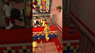 Tawuran tukang pizza vs penjual burger di GTA San Andreas  gta shorts [upl. by Anelleh937]