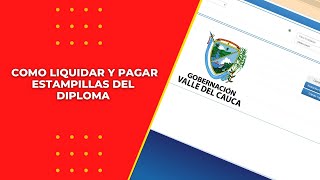 ¿Cómo pagar estampillas de certificados y diplomas [upl. by Ydniw481]