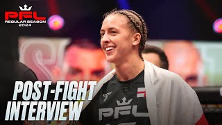 Dakota Ditcheva SmartCage Interview  2024 PFL Regular Season [upl. by Yrrab]