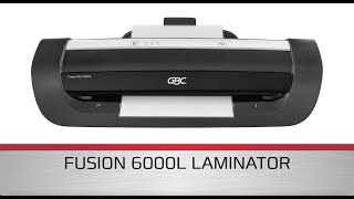 GBC Fusion 6000L A3 Laminator  Product video EN [upl. by Akeihsal]