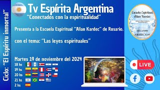 quotLas leyes espiritualesquot A cargo de la Escuela Espiritual Allan Kardec de Rosario [upl. by Sherar]